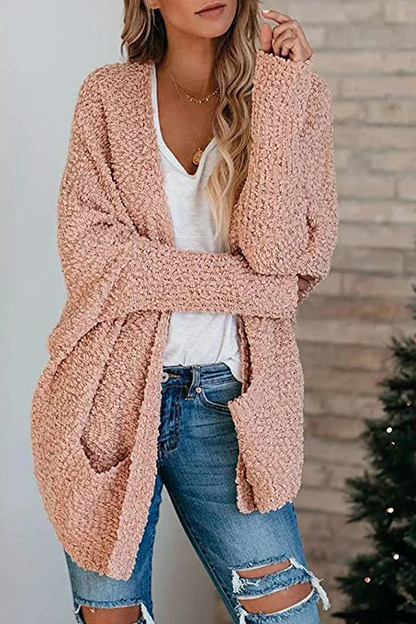 Stylischer Cardigan mit Puppenärmeln für gemütliche Momente