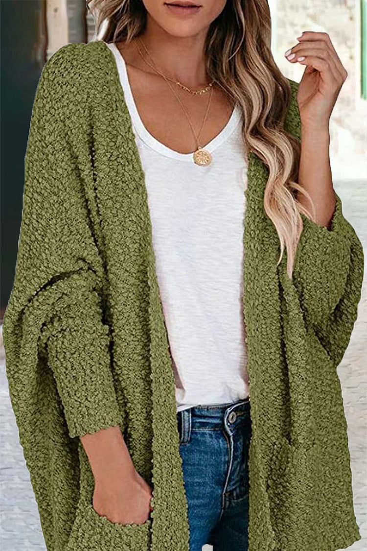 Stylischer Cardigan mit Puppenärmeln für gemütliche Momente